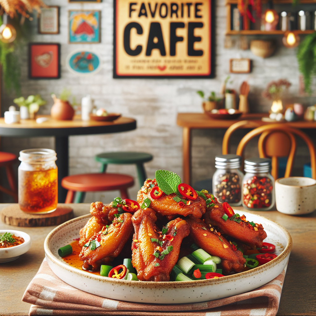 Resep Chicken Wings Pedas ala Kafe Favoritmu