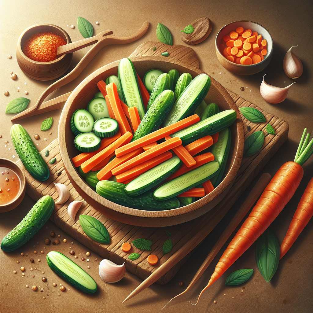 Resep Acar Timun Wortel Segar yang Menggugah Selera